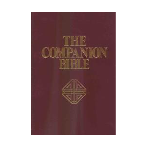The Companion Bible - Burgundy Hardcover - Enlarged Type