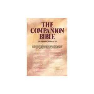 The Companion Bible - Black Bonded Leather
